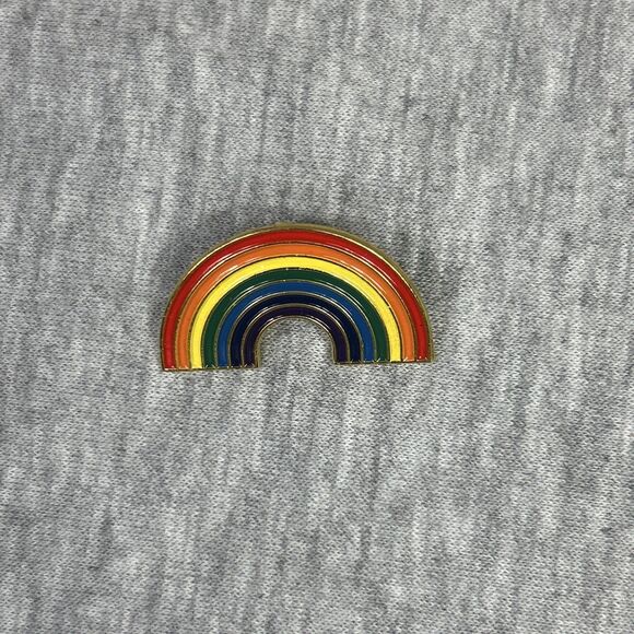 18 Classic Rainbow With Traditional Colors Enamel Novelty Lapel Pins - Picture 4 of 11